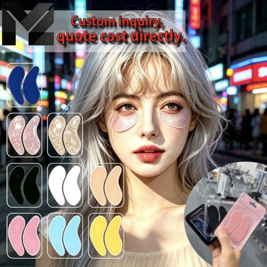 Washable Silicone Lash Extension Eye Pads – Soft, Custom Color