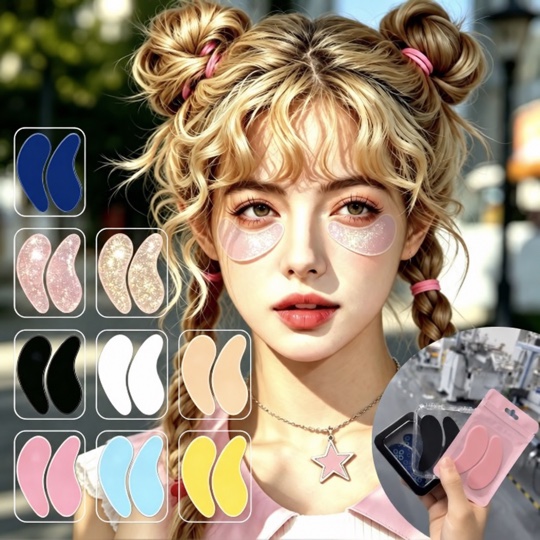Custom Pattern Washable Silicone Eye Patches – Bulk Under-Eye Pads