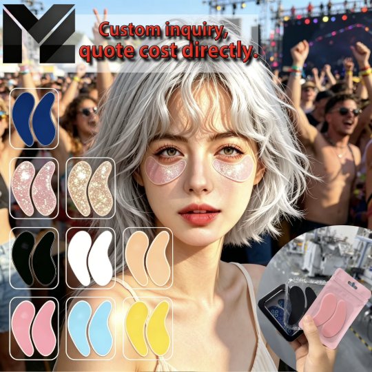 Thick Silicone Eye Patches – Anti-Wrinkle & Eyelash Extension, Custom Logo