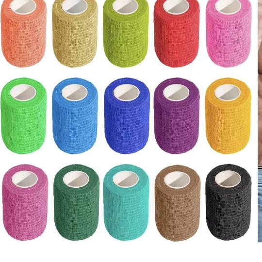 Self-Adhesive Cohesive Bandage Wrap 5 cm / 10 cm – Non-Woven, Waterproof