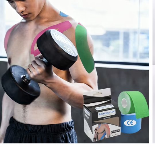 Custom Logo Printed 5 cm Kinesiology Tape – Breathable, Waterproof, Unisex
