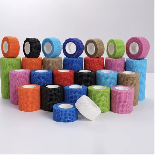 Self-Adhesive Athletic Bandage Wrap 5 m – Non-Stick, Multi-Color