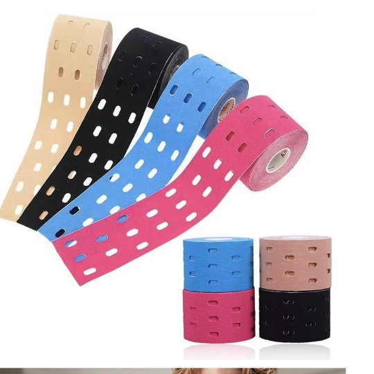 Porous Latex-Free Kinesiology Tape 5 cm × 5 m – Waterproof, Flexible