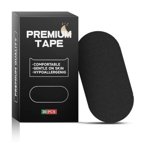30 pcs Black Sleep Strips Retail Box – Latex-Free, CE Certified