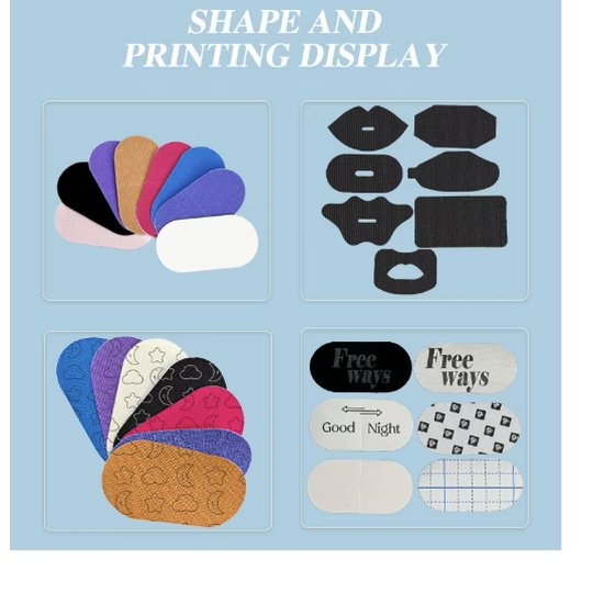 Custom Shape & Print Nasal Strips – Shape and Printing Options, CE Approved